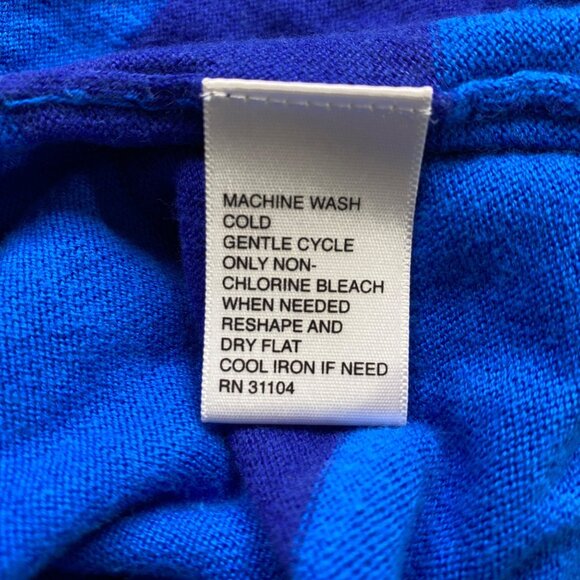 Madison Sweater Women's M Blue Black Striped Batwing Sleeve Top Casual‎ Jumper - Picture 5 of 11